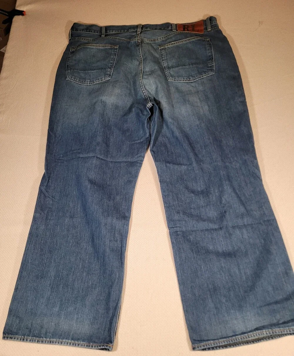 Polo Jeans Company Jeans Mens 46x30(44/29) Blue Ashmore OG Straight Leg RL Denim